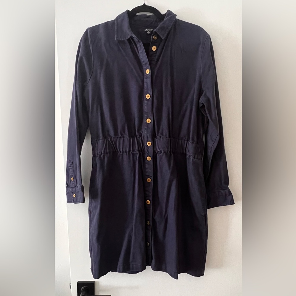 J.Crew Blue Khaki Dress - 14